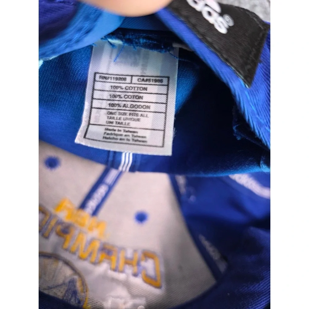 Golden State‎ Warriors 2017 NBA Champions OSFM Blue Baseball Adidas Cap